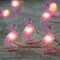 Northlight LED Flamingo Fairy Lights - Warm White - 2.75' Silver Wire - 10ct